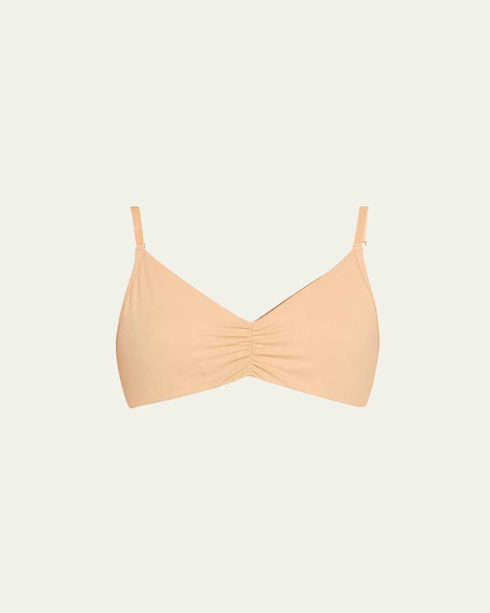 Shirred Cotton Bralett